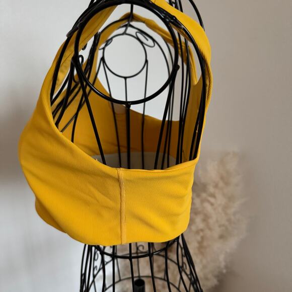 The Upside Marigold Dunes Jade Ribbed Racerback Tank Sport Bra Size Small/US 6 - Picture 8 of 8